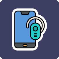 Earpiece Vector Icon