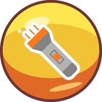 Flashlight Vector Icon