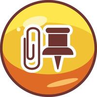 Paper Clip Vector Icon