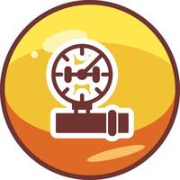 Pressure Gauge Vector Icon