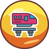 Monorail Vector Icon