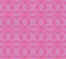 Pink abstract seamless monochrome pattern vector