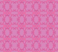 Pink abstract seamless monochrome pattern vector