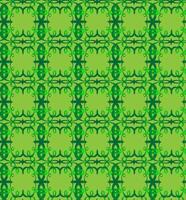 Abstract seamless pattern on green background vector
