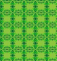 Abstract seamless pattern on green background vector