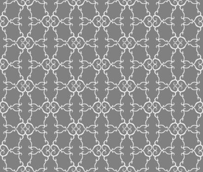 Seamless texture in the form of an abstract monochrome pattern on a gray background vector
