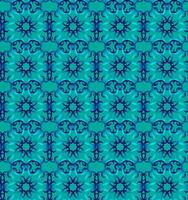 Vector monochromatic seamless texture with beautiful abstract pattern on blue backgroun