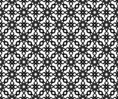 Seamless vector abstract pattern in black color on a white background