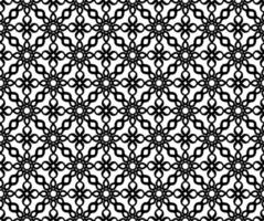 Seamless vector abstract pattern in black color on a white background