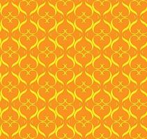 Abstract seamless monochromatic pattern on a yellow background vector
