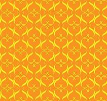 Abstract seamless monochromatic pattern on a yellow background vector