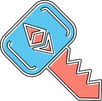 Ethereum Key Vector Icon