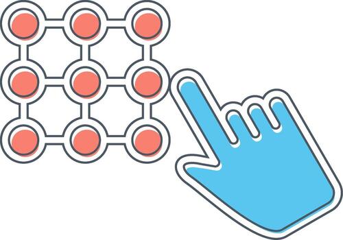 acceso código vector icono