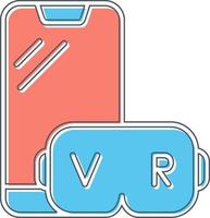 icono de vector de realidad virtual