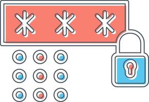 Passcode Vector Icon