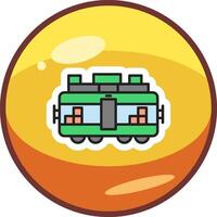 Train Cargo Vector Icon