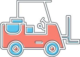 Forklift Vector Icon