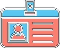 Identification Card Vector Icon
