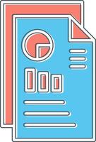 Work Report Vector Icon
