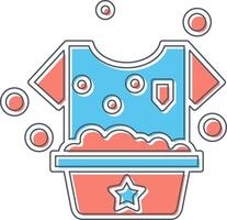 Washing Clothes Vector Icon