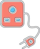 Plug And Socket Vector Icon