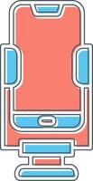 Smartphone Stand Vector Icon