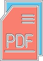 Pdf File Vector Icon