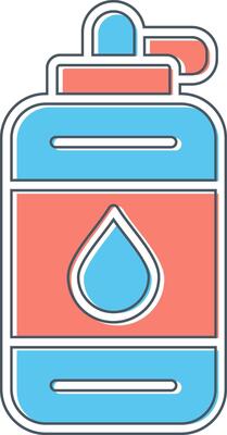 Water Bottle Vector Icon