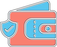 Wallet Secure Vector Icon