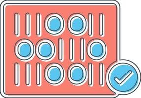 icono de vector de cifrado