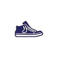 logo de bota icono vector zapato silueta Deportes Zapatos diseño modelo en blanco antecedentes