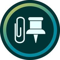 Paper Clip Vector Icon