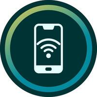 Smartphone Wifi Vector Icon