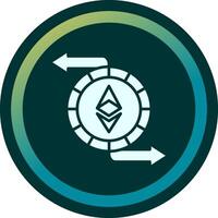 ethereum intercambiar vector icono