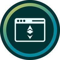 Ethereum Browser Vector Icon