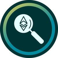 Ethereum Search Vector Icon