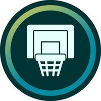 icono de vector de aro de baloncesto