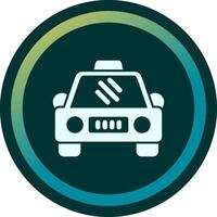 icono de vector de taxi