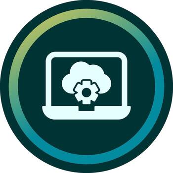Cloud Computing Vector Icon
