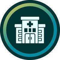 icono de vector de hospital