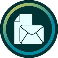 icono de vector de correo