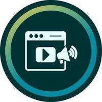 Video Marketing Vector Icon