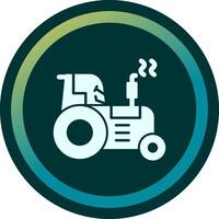 icono de vector de tractor