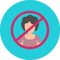 Person Not Allowed Vector Icon