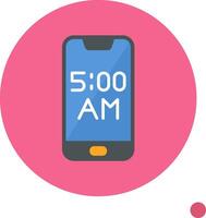 Smartphone Alarm Vector Icon