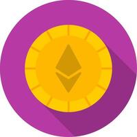 Ethiereum Coin Vector Icon