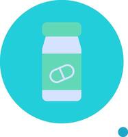 Pills Bottle Vector Icon