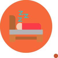 Sleeping Vector Icon