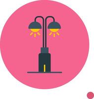 Park Lamp Vector Icon