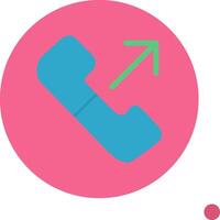 Outgoing Call Vector Icon